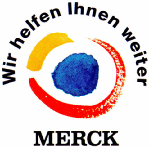 Wir helfen Ihnen weiter MERCK Logo (DPMA, 02.05.1997)