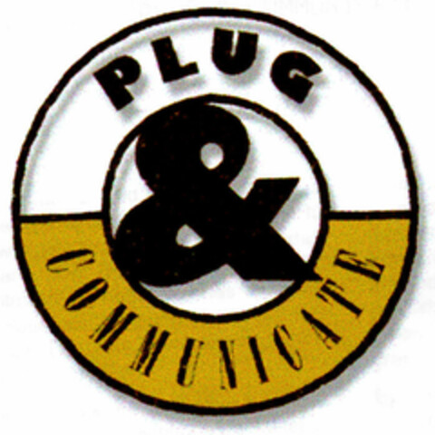 PLUG & COMMUNICATE Logo (DPMA, 31.10.1997)