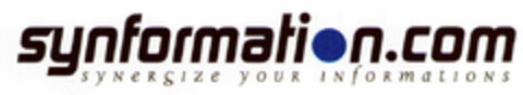 synformation.com synergize your informations Logo (DPMA, 13.01.1999)