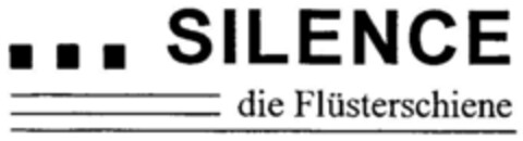 ... SILENCE die Flüsterschiene Logo (DPMA, 05.11.1999)