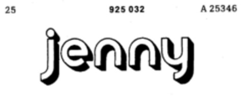 jenny Logo (DPMA, 06.10.1973)