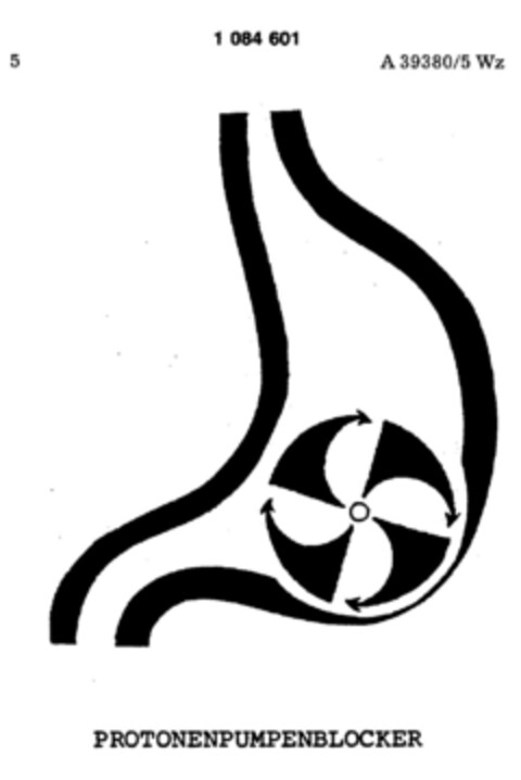 PROTONENPUMPENBLOCKER Logo (DPMA, 12/22/1984)