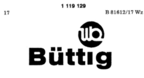 Büttig Logo (DPMA, 15.04.1987)