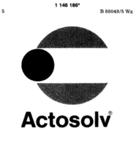 Actosolv Logo (DPMA, 23.08.1989)