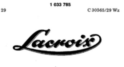 Lacroix Logo (DPMA, 09/18/1981)