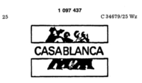 CASABLANCA Logo (DPMA, 11.11.1985)