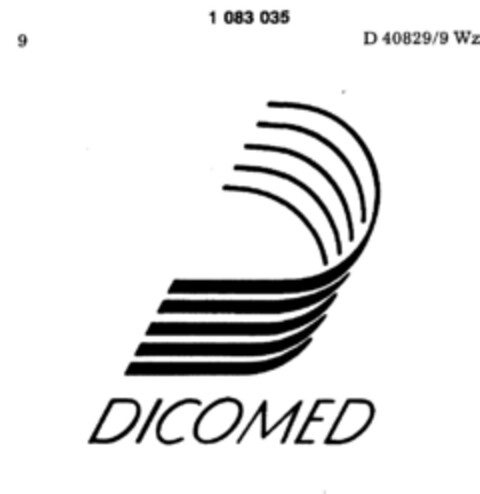 DICOMED Logo (DPMA, 03/26/1985)