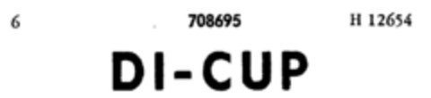 DI-CUP Logo (DPMA, 27.12.1956)