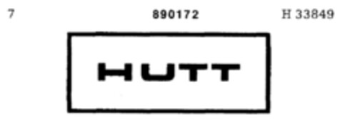 HUTT Logo (DPMA, 23.12.1969)