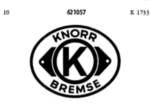 KNORR BREMSE Logo (DPMA, 09/29/1950)