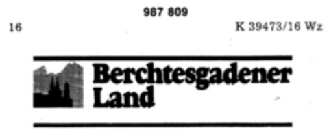 Berchtesgadener Land Logo (DPMA, 11.05.1978)