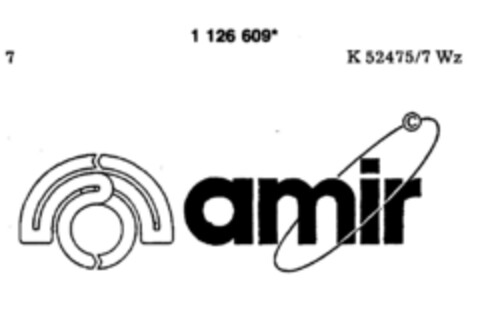 amir Logo (DPMA, 09.03.1988)