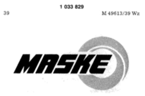 MASKE Logo (DPMA, 06/19/1981)