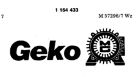 Geko Logo (DPMA, 24.09.1985)