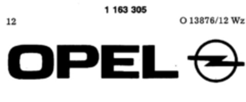 OPEL Logo (DPMA, 05/20/1989)