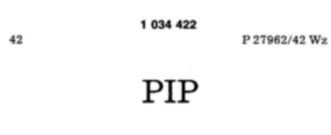 PIP Logo (DPMA, 31.01.1981)