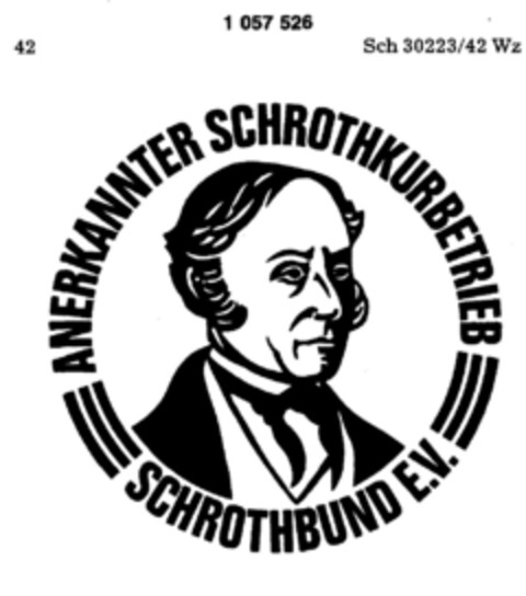 SCHROTHBUND E.V. ANERKANNTER SCHROTHKURBETRIEB Logo (DPMA, 18.04.1983)