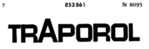 TRAPOROL Logo (DPMA, 12/06/1967)