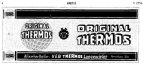 ORIGINAL THERMOS Logo (DPMA, 25.08.1954)