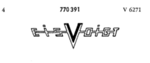 EIS VOIGT Logo (DPMA, 03/09/1959)