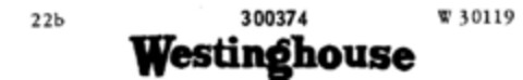 Westinghouse Logo (DPMA, 03.10.1922)