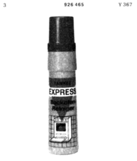 YANKEE EXPRESS Backofen-Reiniger Logo (DPMA, 13.02.1974)
