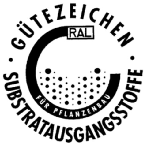 RAL GÜTEZEICHEN SUBSTRATAUSGANGSSTOFFE FÜR PFLANZENBAU Logo (DPMA, 24.01.2000)