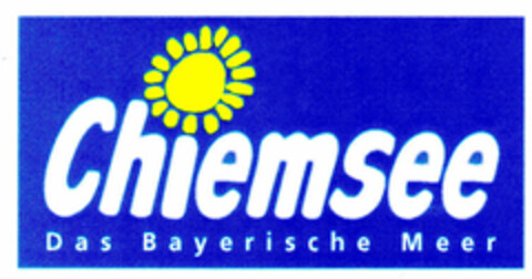 Chiemsee Das Bayerische Meer Logo (DPMA, 28.03.2000)