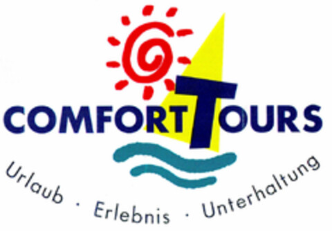 COMFORTTOURS Urlaub · Erlebnis · Unterhaltung Logo (DPMA, 02.02.2001)