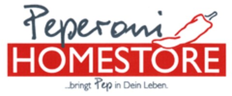 Peperoni HOMESTORE ...bringt Pep in Dein Leben. Logo (DPMA, 11/18/2011)