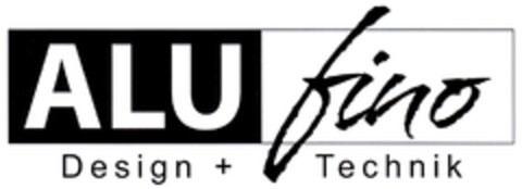 ALU fino Design + Technik Logo (DPMA, 10/31/2013)