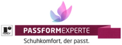 rexor PASSFORMEXPERTE Schuhkomfort, der passt. Logo (DPMA, 01/20/2014)