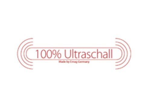100% Ultraschall Made by Emag Germany Logo (DPMA, 16.03.2015)