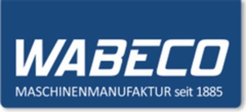 WABECO MASCHINENMANUFAKTUR seit 1885 Logo (DPMA, 12.05.2016)