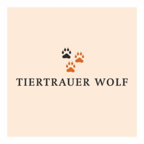 TIERTRAUER WOLF Logo (DPMA, 15.05.2016)