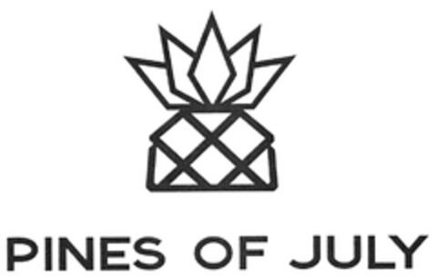 PINES OF JULY Logo (DPMA, 07.02.2018)