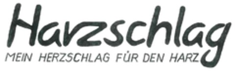 Harzschlag MEIN HERZSCHLAG FÜR DEN HARZ Logo (DPMA, 07/21/2018)