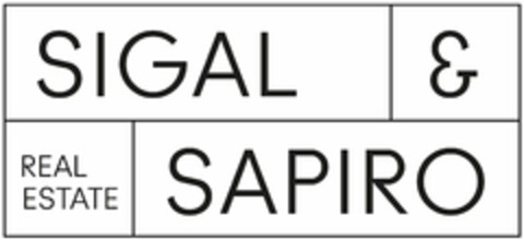 SIGAL & SAPIRO REAL ESTATE Logo (DPMA, 14.09.2020)