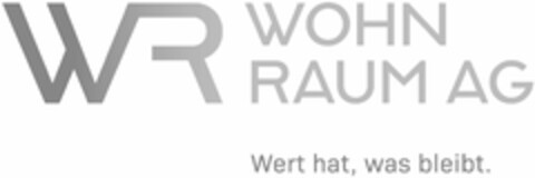 WR WOHNRAUM AG Wert hat, was bleibt. Logo (DPMA, 20.01.2021)