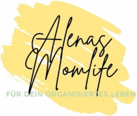 Alenas Momlife FÜR DEIN ORGANISIERTES LEBEN Logo (DPMA, 16.09.2021)