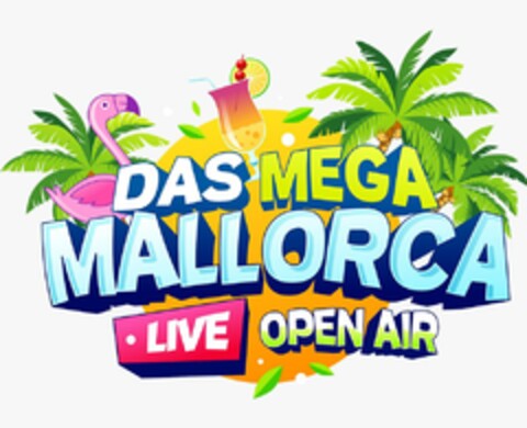 DAS MEGA MALLORCA LIVE OPEN AIR Logo (DPMA, 09.01.2025)