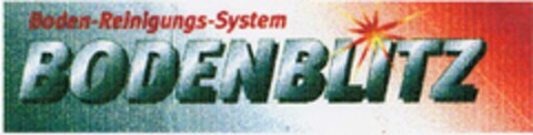 BODENBLITZ Boden-Reinigungs-System Logo (DPMA, 08.03.2002)