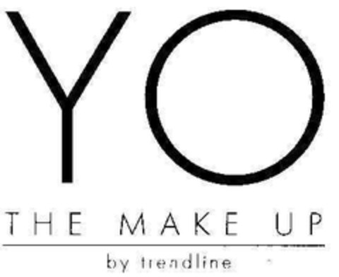 YO THE MAKE UP by trendline Logo (DPMA, 10/31/2002)