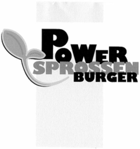 POWER SPROSSEN BURGER Logo (DPMA, 05/29/2004)