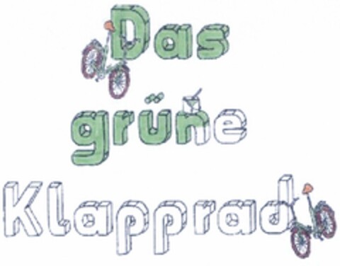 Das grüne Klapprad Logo (DPMA, 16.08.2004)