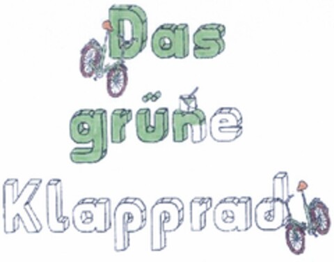 Das grüne Klapprad Logo (DPMA, 08/16/2004)