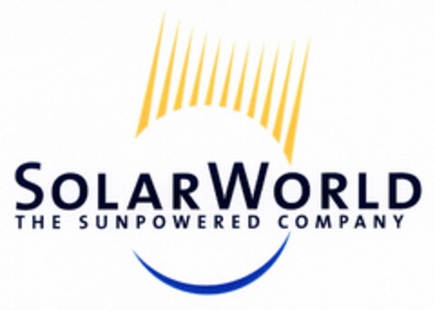 SOLARWORLD THE SUNPOWERED COMPANY Logo (DPMA, 15.06.2005)