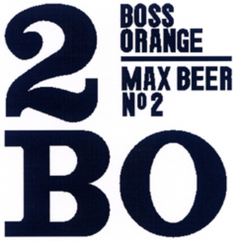 2 BO BOSS ORANGE MAX BEER No2 Logo (DPMA, 13.04.2006)