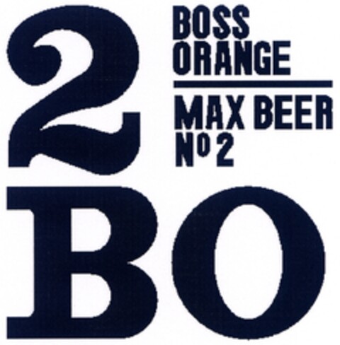 2 BO BOSS ORANGE MAX BEER No2 Logo (DPMA, 04/13/2006)