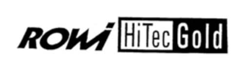 ROWI HiTec Gold Logo (DPMA, 22.04.1995)